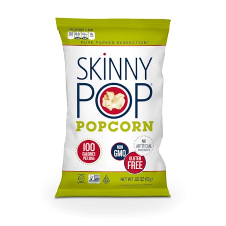 Skinnypop Skinnypop Popcorn 100 Calorie Original Bags .65 oz., PK30 1054015